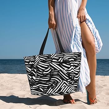 Amazon.com: XZDHL Black and white lines Waterproof Durable